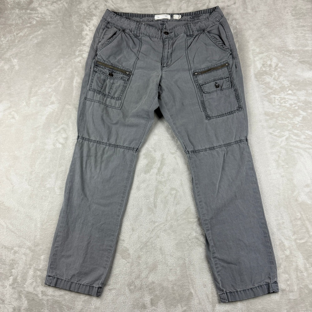 Hei Hei Anthropologie Cargo Pants Women 32 (33x29) Gray Utility Outdoors Ripstop